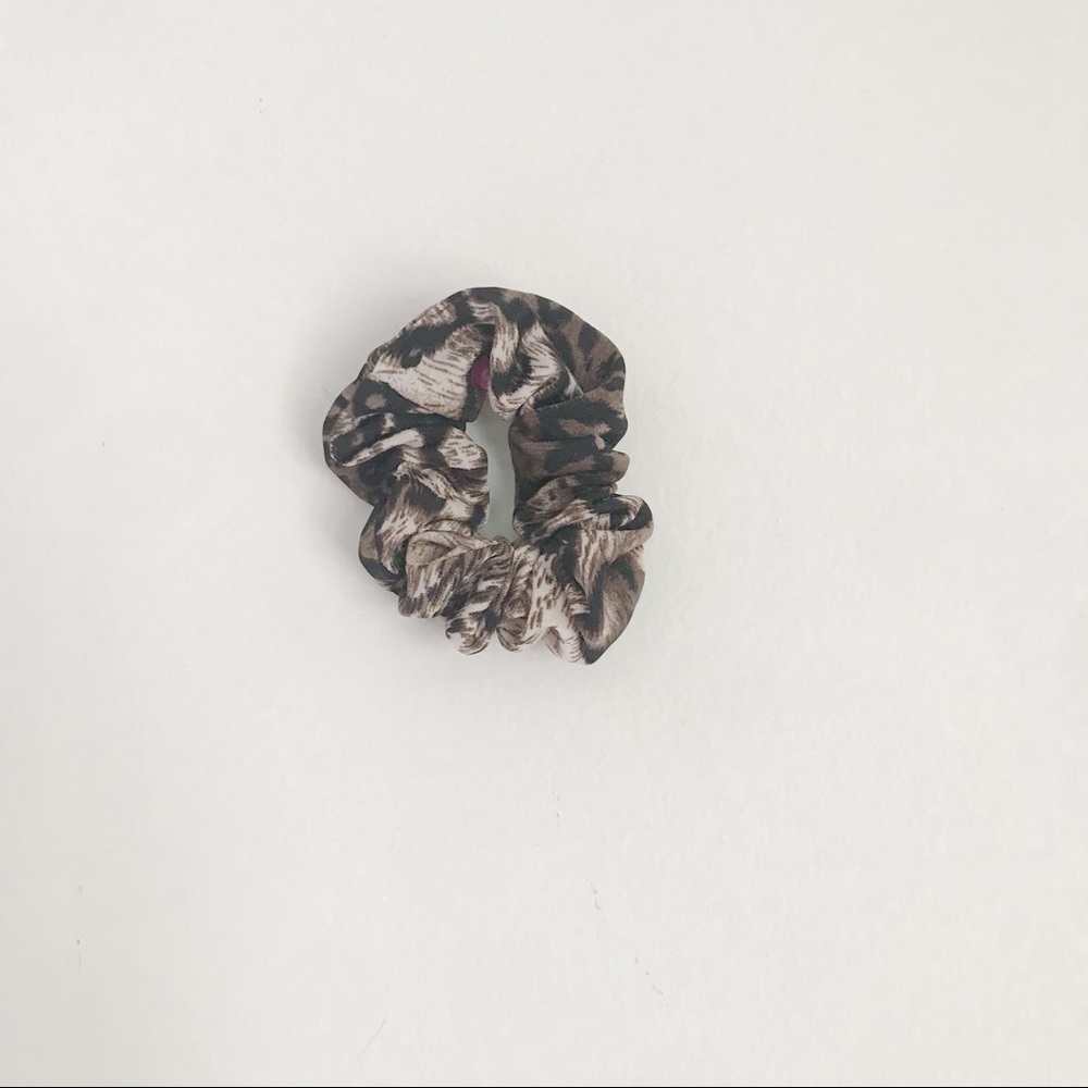 animal print scrunchies